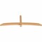 Ekena Millwork Bellingham Timber Gable Bracket, Western Red Cedar, 84"W x 28"H x 3 1/2"D x 3 1/2"F, 8/12 Pitch GBW084X28X0404BEL00SWR - alternate 5